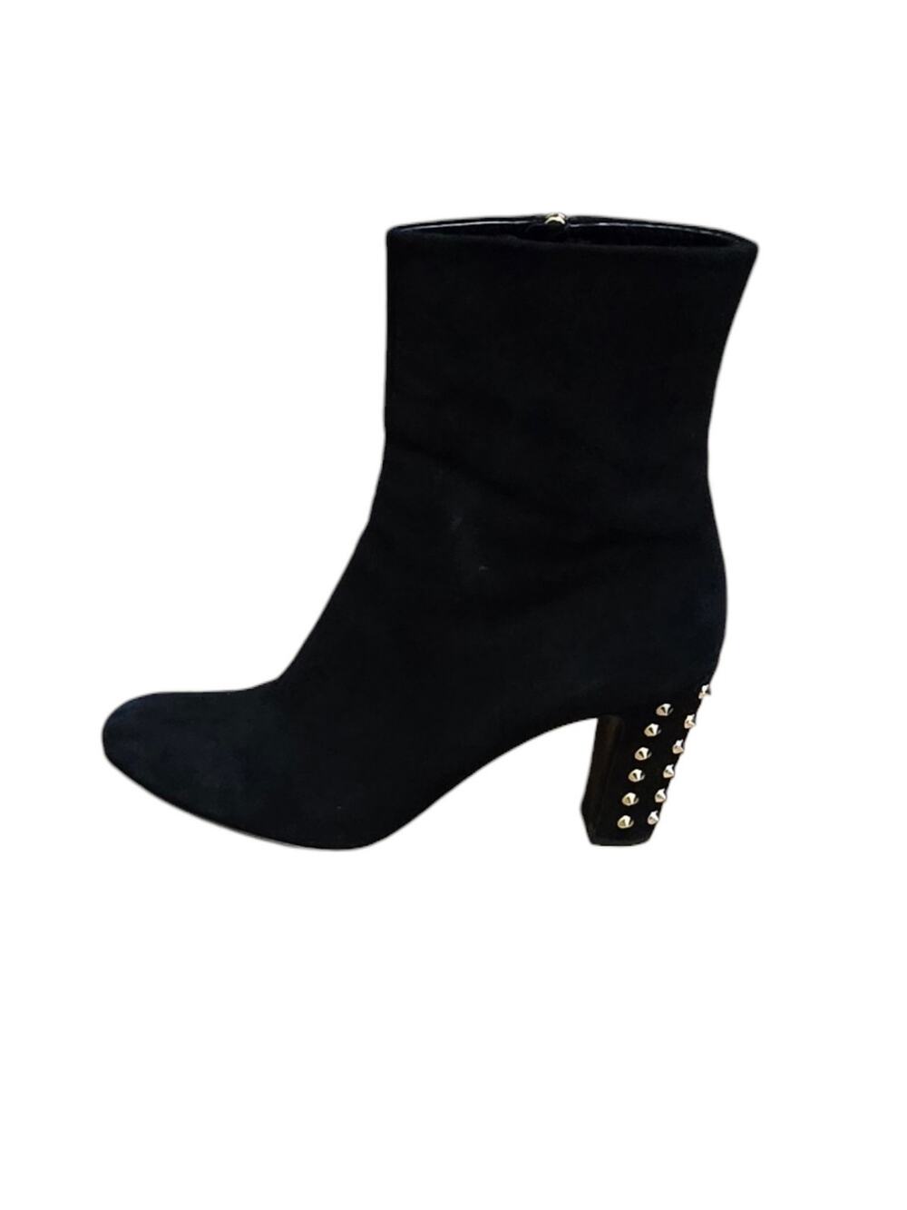 Gucci Melville Black Suede Spike Nero Kid Scamosciato Boots EU 38.5 US 8.5 - Picture 1 of 11